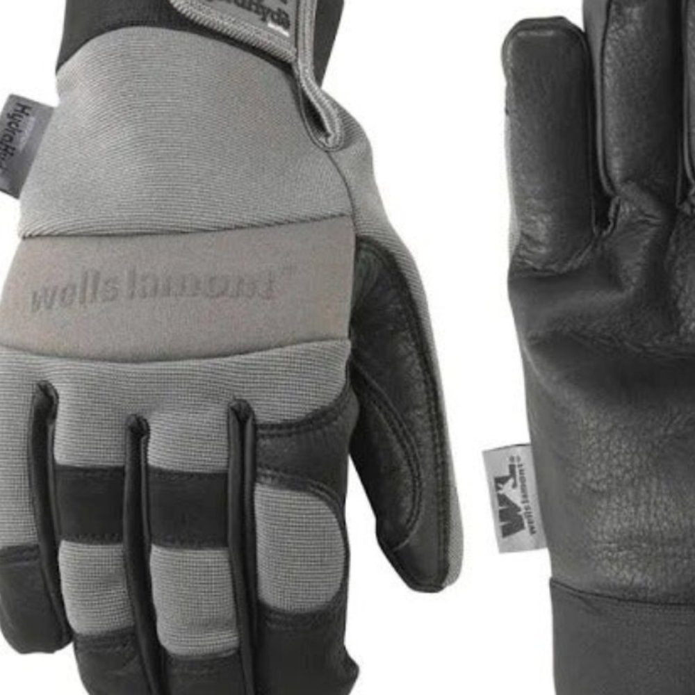 Wells Lamont Hydra Hyde Mens Grain Cowhide W/spandex Winter Glove XL